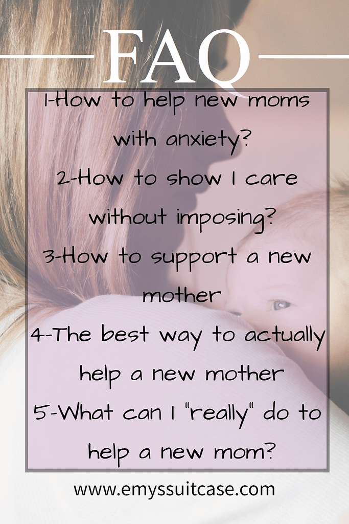 how to help new moms